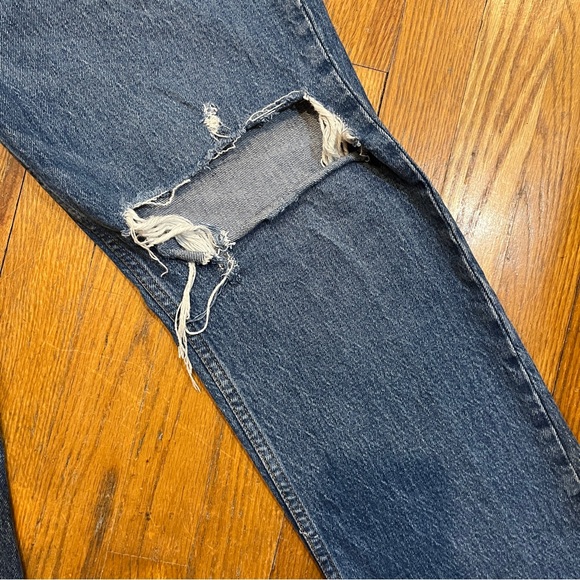 Abercrombie & Fitch Curve Love Ultra High Rise 90s Straight Jean Size 29 / 8 - Picture 6 of 12